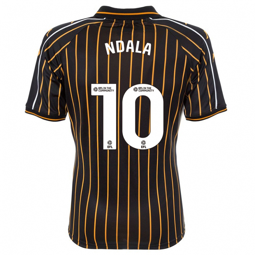 ילדים ג'ואל נדלה #10 לבן שחור הרחק ג'רזי 2025/26 חולצה קצרה