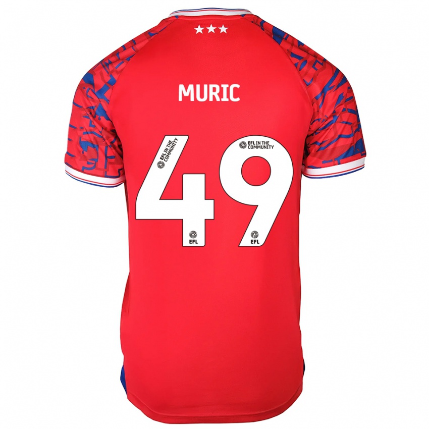 ילדים ארייאנט מוריץ' #49 אדום כחול הרחק ג'רזי 2025/26 חולצה קצרה