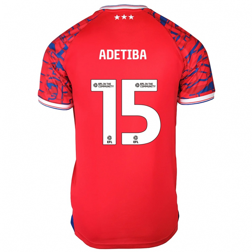 ילדים ג׳יידן עדטיבה #15 אדום כחול הרחק ג'רזי 2025/26 חולצה קצרה