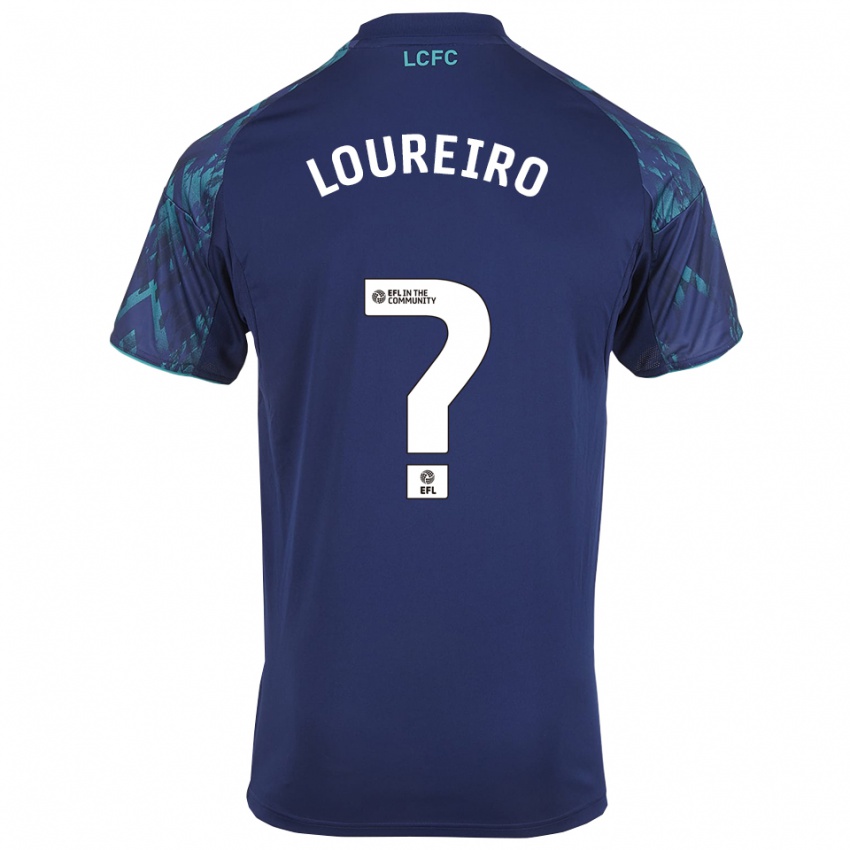 ילדים צ'יין לוריירו #0 כחול נייבי ירוק לבן הרחק ג'רזי 2025/26 חולצה קצרה