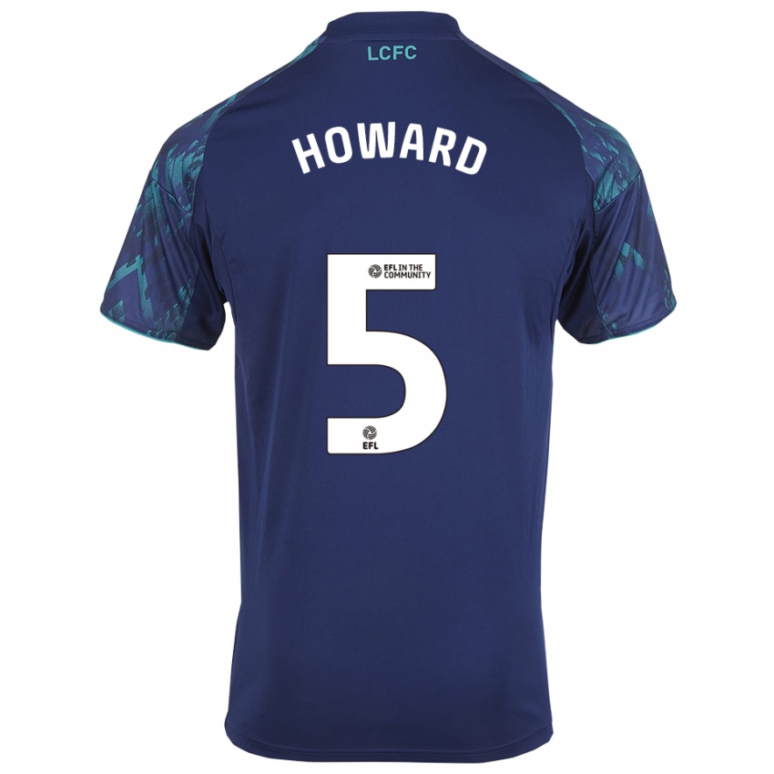 ילדים סופי הווארד #5 כחול נייבי ירוק לבן הרחק ג'רזי 2025/26 חולצה קצרה