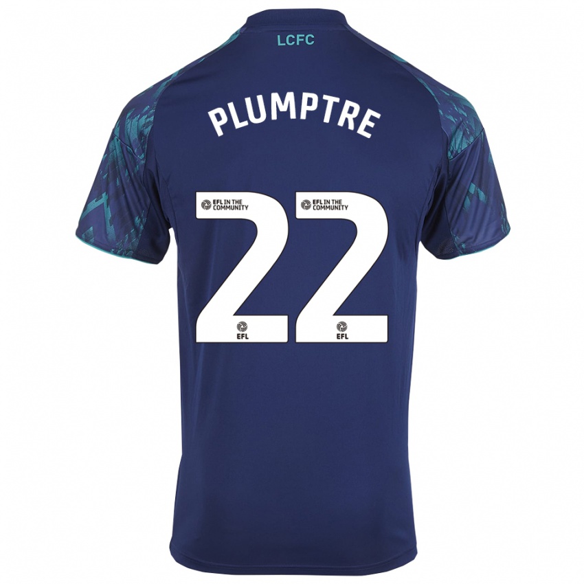 ילדים אשלי פלאמפטרי #22 כחול נייבי ירוק לבן הרחק ג'רזי 2025/26 חולצה קצרה ילדים אשלי פלאמפטרי #22 כחול נייבי ירוק לבן הרחק ג'רזי 2025/26 חולצה קצרה