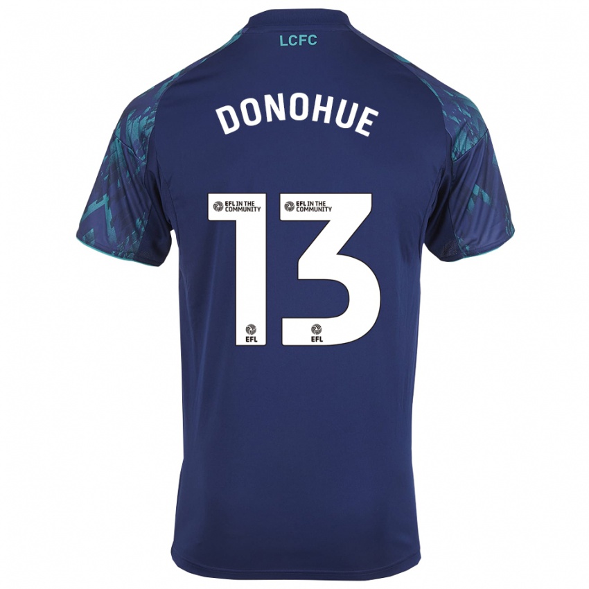 ילדים Jake Donohue #13 כחול נייבי ירוק לבן הרחק ג'רזי 2025/26 חולצה קצרה
