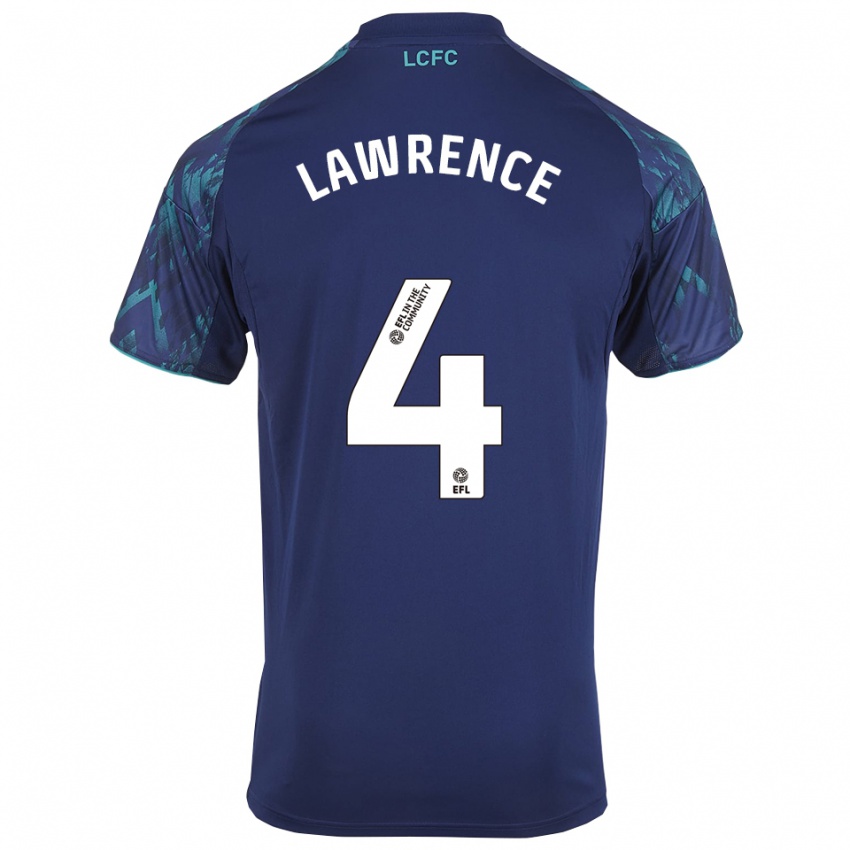 ילדים וויל לורנס #4 כחול נייבי ירוק לבן הרחק ג'רזי 2025/26 חולצה קצרה