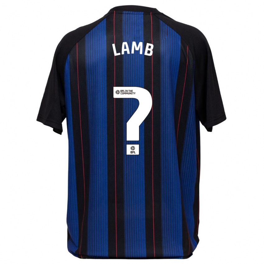 ילדים אוליבר לאמב #0 כחול שחור הרחק ג'רזי 2025/26 חולצה קצרה