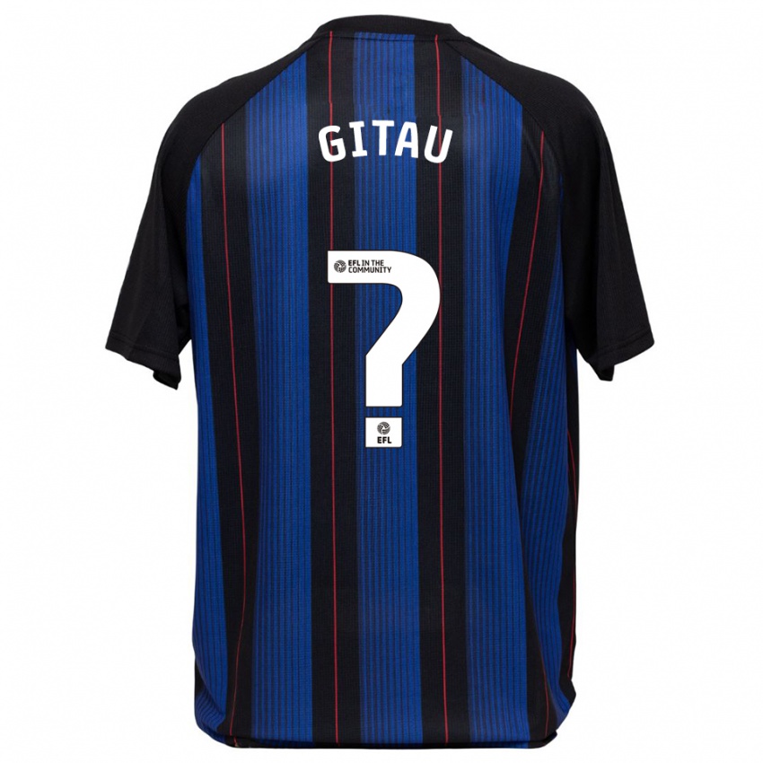 ילדים ג׳ורג׳ צ׳ילאקה גיטאו #0 כחול שחור הרחק ג'רזי 2025/26 חולצה קצרה