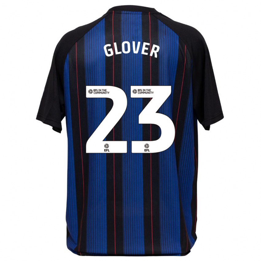 ילדים טום גלובר #23 כחול שחור הרחק ג'רזי 2025/26 חולצה קצרה