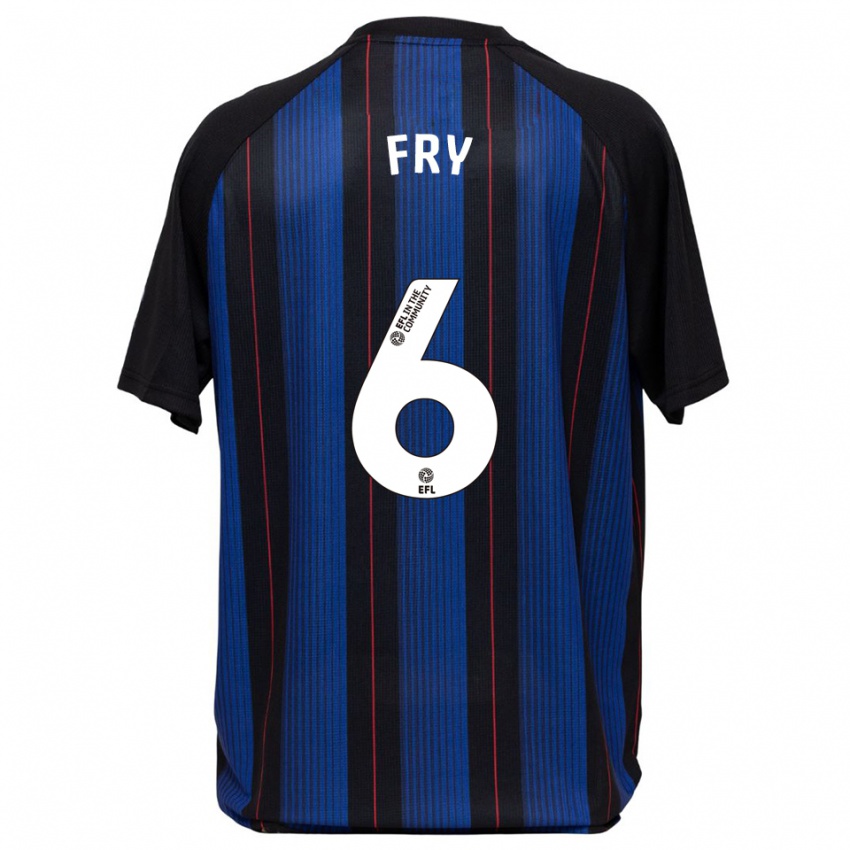 ילדים דאל פריי #6 כחול שחור הרחק ג'רזי 2025/26 חולצה קצרה