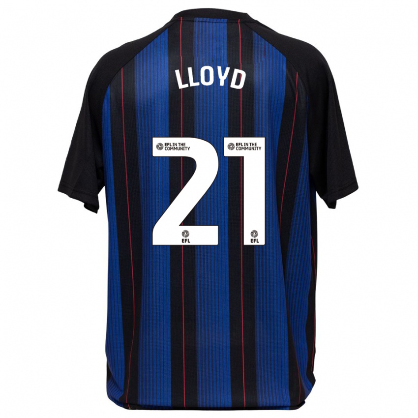 ילדים אוליבר לויד #21 כחול שחור הרחק ג'רזי 2025/26 חולצה קצרה