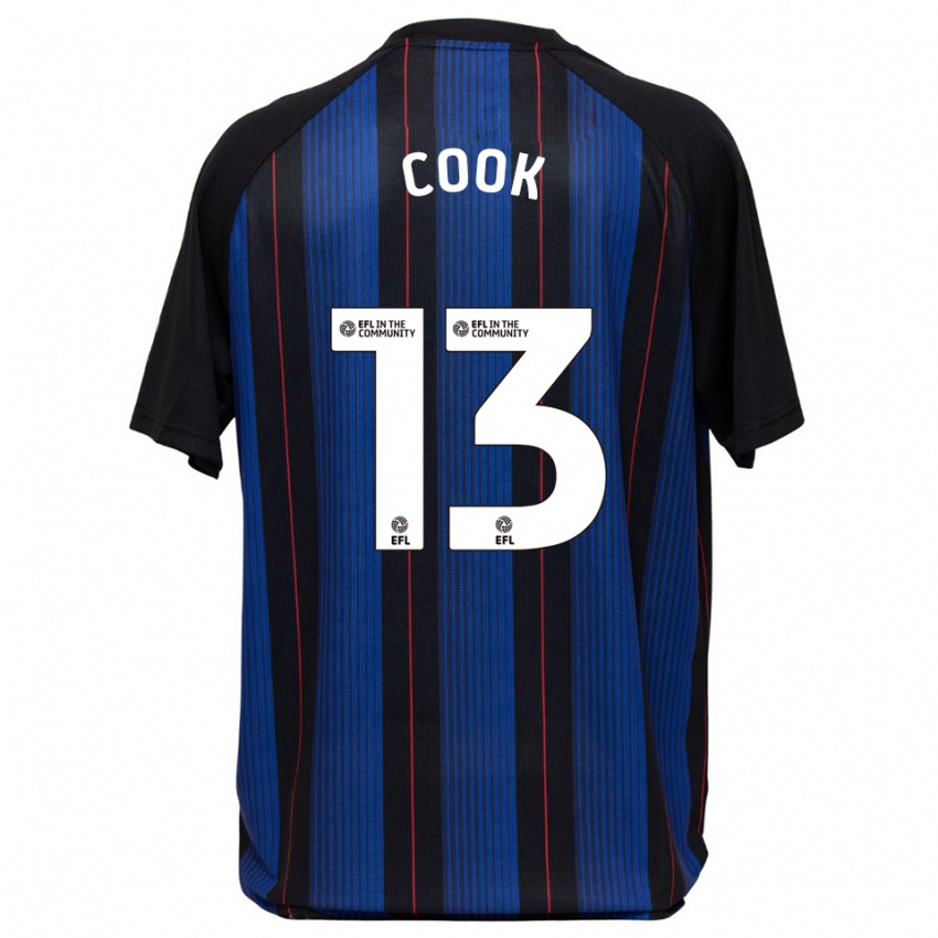 ילדים רובי קוק #13 כחול שחור הרחק ג'רזי 2025/26 חולצה קצרה