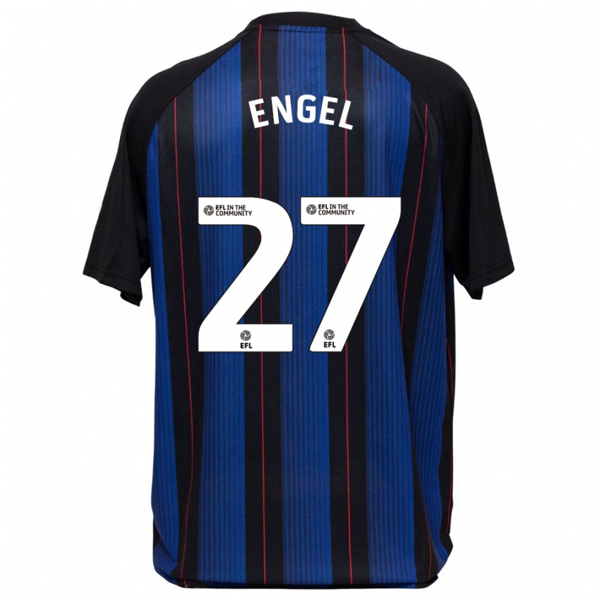 ילדים לוקאס אנגל #27 כחול שחור הרחק ג'רזי 2025/26 חולצה קצרה