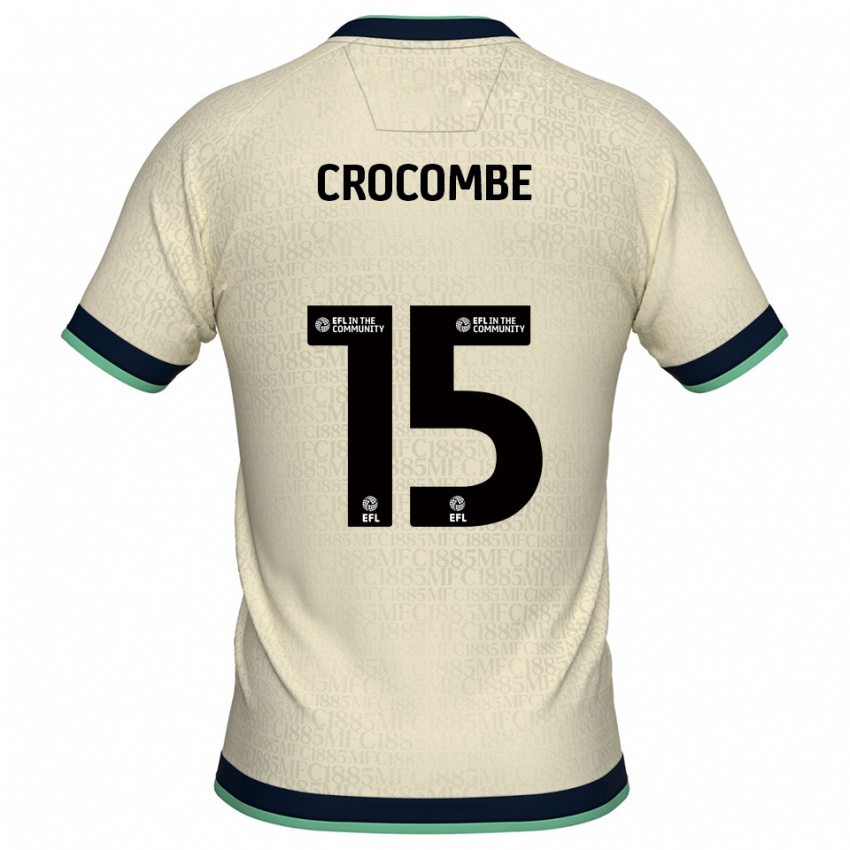 ילדים מקס קרוקומב #15 שמפניה כחול נייבי הרחק ג'רזי 2025/26 חולצה קצרה