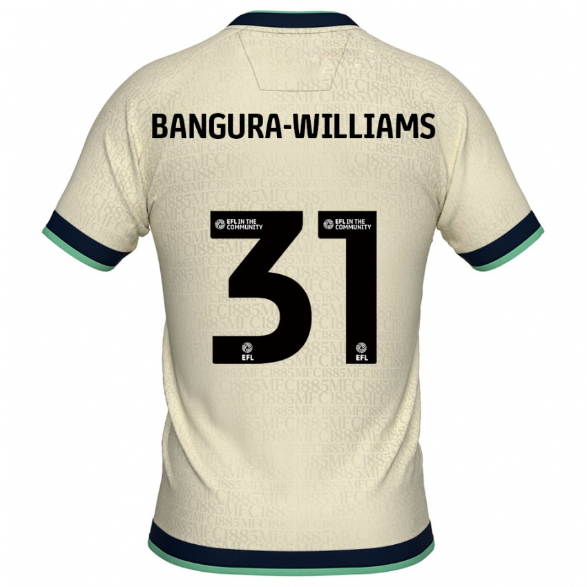 ילדים ראיס בנגורה-וויליאמס #31 שמפניה כחול נייבי הרחק ג'רזי 2025/26 חולצה קצרה