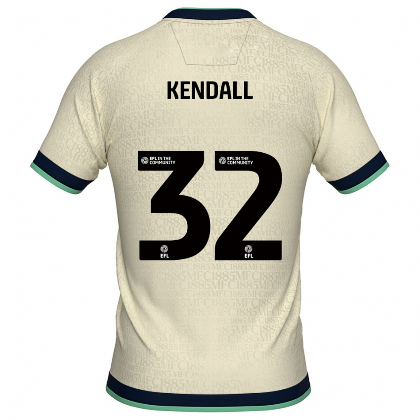 ילדים Sheldon Kendall #32 שמפניה כחול נייבי הרחק ג'רזי 2025/26 חולצה קצרה