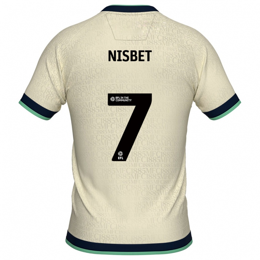 ילדים קווין ניסבט #7 שמפניה כחול נייבי הרחק ג'רזי 2025/26 חולצה קצרה