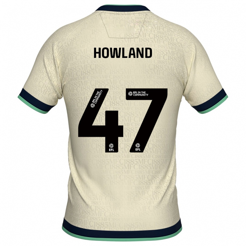 ילדים Jack Howland #47 שמפניה כחול נייבי הרחק ג'רזי 2025/26 חולצה קצרה