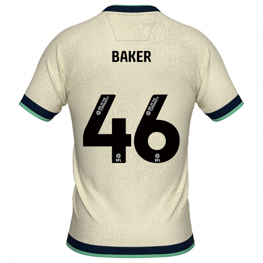 ילדים Frankie Baker #46 שמפניה כחול נייבי הרחק ג'רזי 2025/26 חולצה קצרה