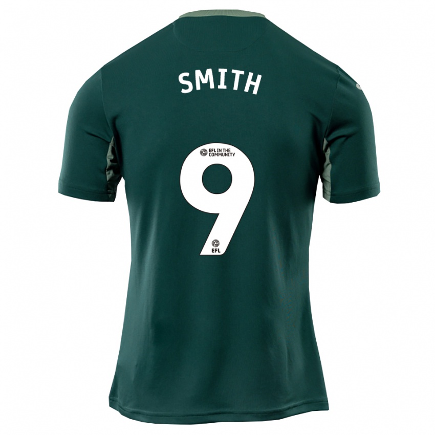 ילדים Ellie Smith #9 ירוק לבן סגול הרחק ג'רזי 2025/26 חולצה קצרה