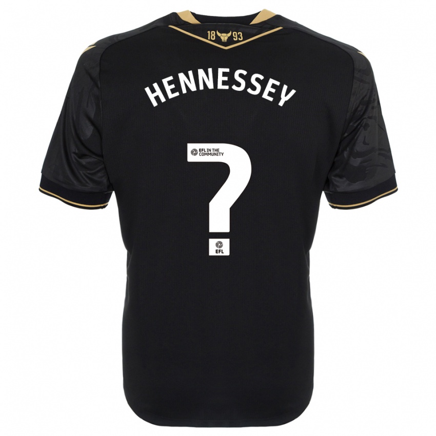 ילדים Laura Hennessey #0 שחור זהב הרחק ג'רזי 2025/26 חולצה קצרה