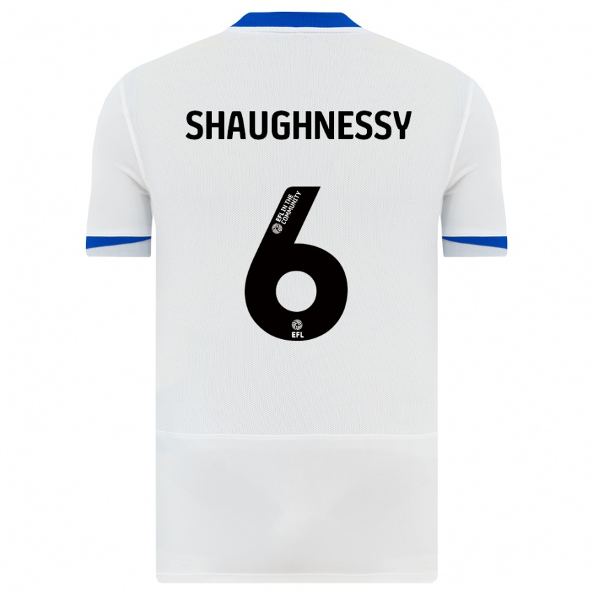 ילדים קונור שונסי #6 לבן שחור הרחק ג'רזי 2025/26 חולצה קצרה