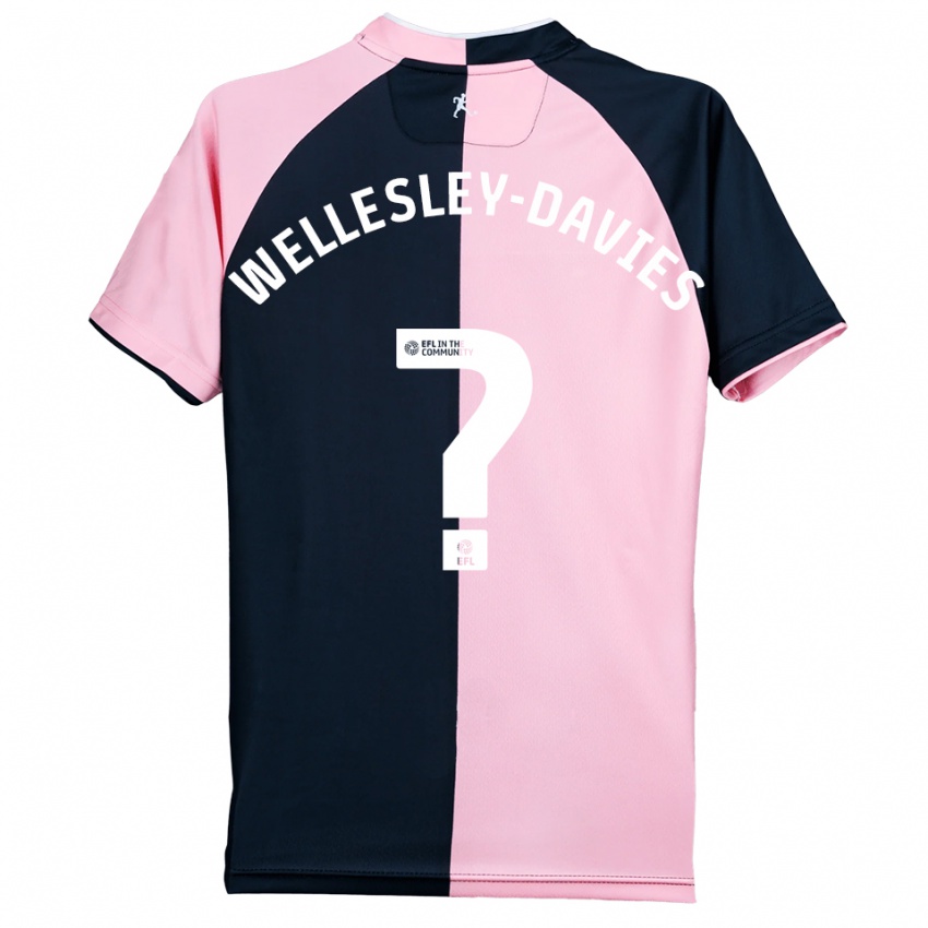 ילדים לילי ולסלי-דייוויס #0 ורוד שחור הרחק ג'רזי 2025/26 חולצה קצרה