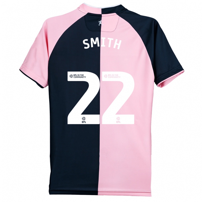 ילדים Tylon Smith #22 ורוד שחור הרחק ג'רזי 2025/26 חולצה קצרה