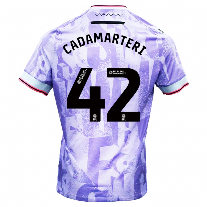 ילדים ביילי קדמרטרי #42 לילך לבן הרחק ג'רזי 2025/26 חולצה קצרה