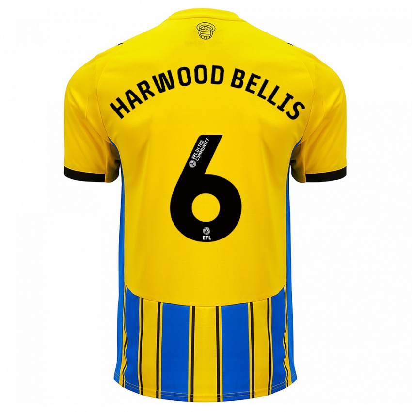 ילדים טיילור הארווד-בליס #6 כחול צהוב הרחק ג'רזי 2025/26 חולצה קצרה