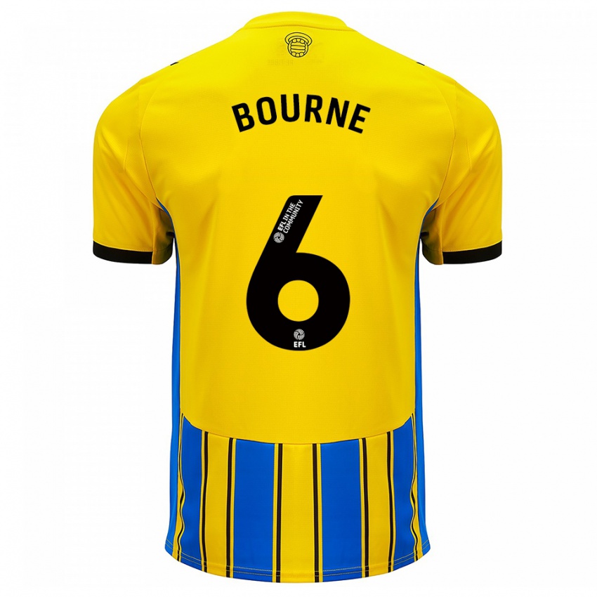 ילדים טרה בורן #6 כחול צהוב הרחק ג'רזי 2025/26 חולצה קצרה