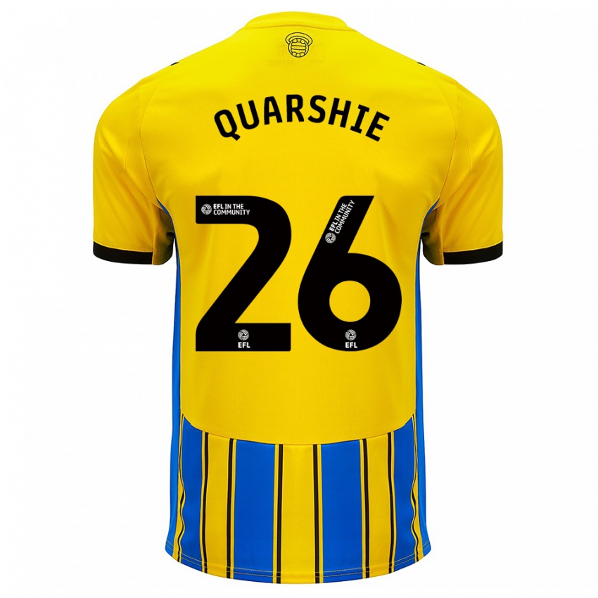 ילדים ג׳ושוע קווארשי #26 כחול צהוב הרחק ג'רזי 2025/26 חולצה קצרה