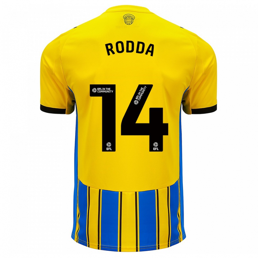 ילדים הארי רודה #14 כחול צהוב הרחק ג'רזי 2025/26 חולצה קצרה