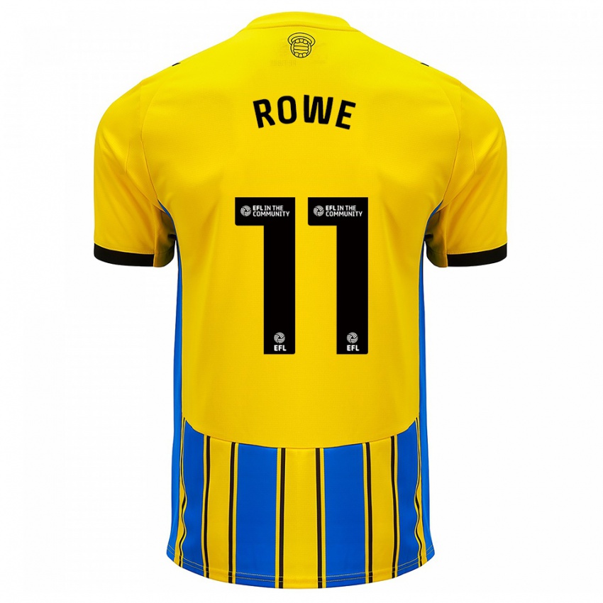 ילדים רייצ'ל רואו #11 כחול צהוב הרחק ג'רזי 2025/26 חולצה קצרה