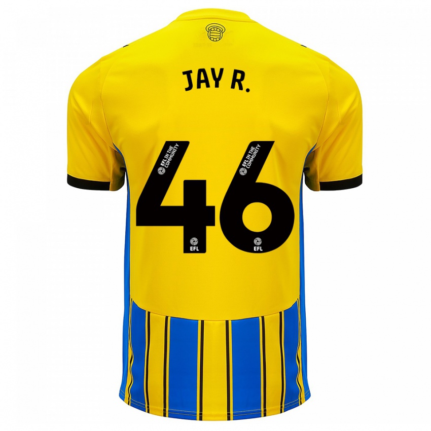 ילדים ג'יי רובינסון #46 כחול צהוב הרחק ג'רזי 2025/26 חולצה קצרה