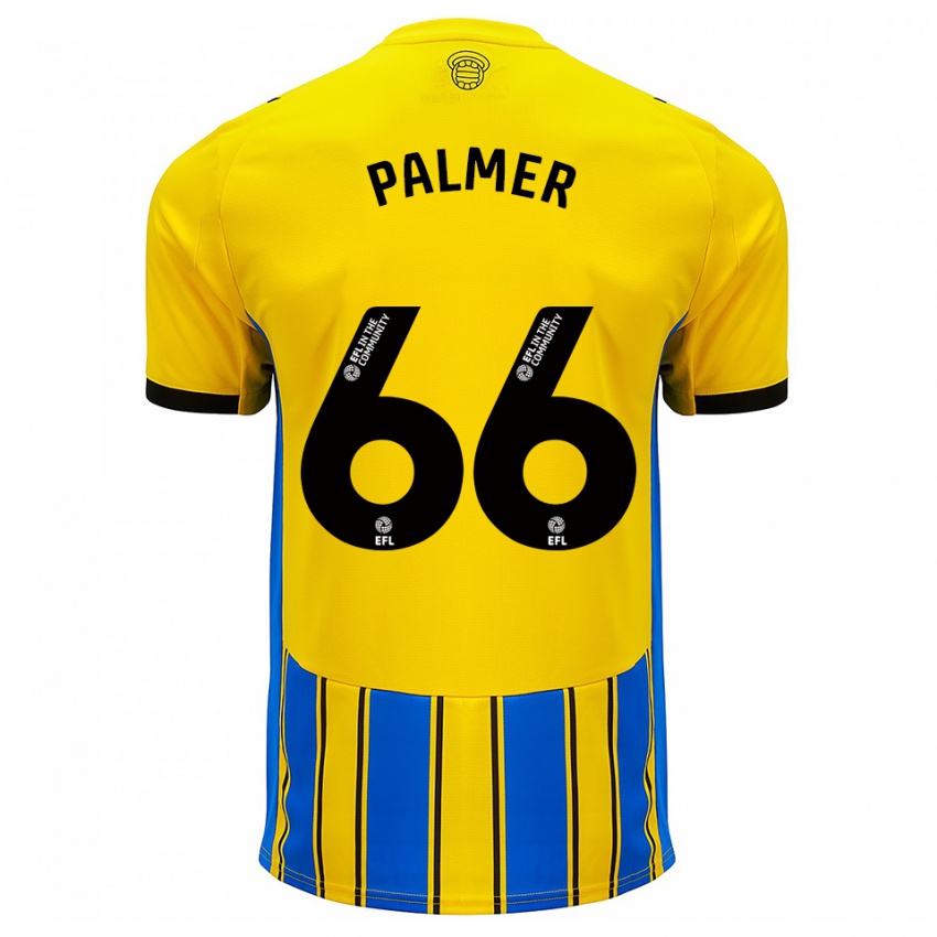 ילדים איימי פאלמר #66 כחול צהוב הרחק ג'רזי 2025/26 חולצה קצרה
