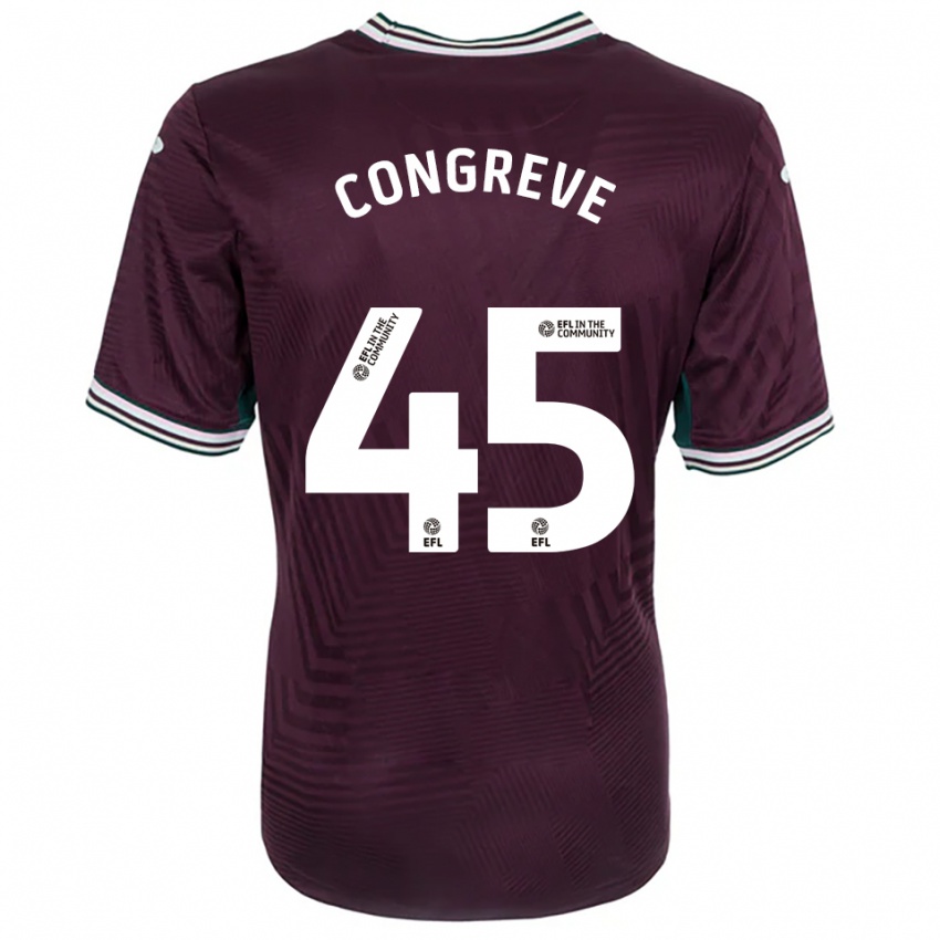 ילדים קמרון קונריב #45 חלודה אדום לבן הרחק ג'רזי 2025/26 חולצה קצרה