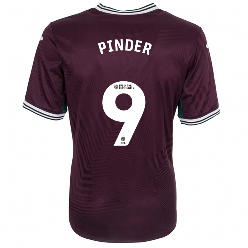 ילדים רובין פינדר #9 חלודה אדום לבן הרחק ג'רזי 2025/26 חולצה קצרה