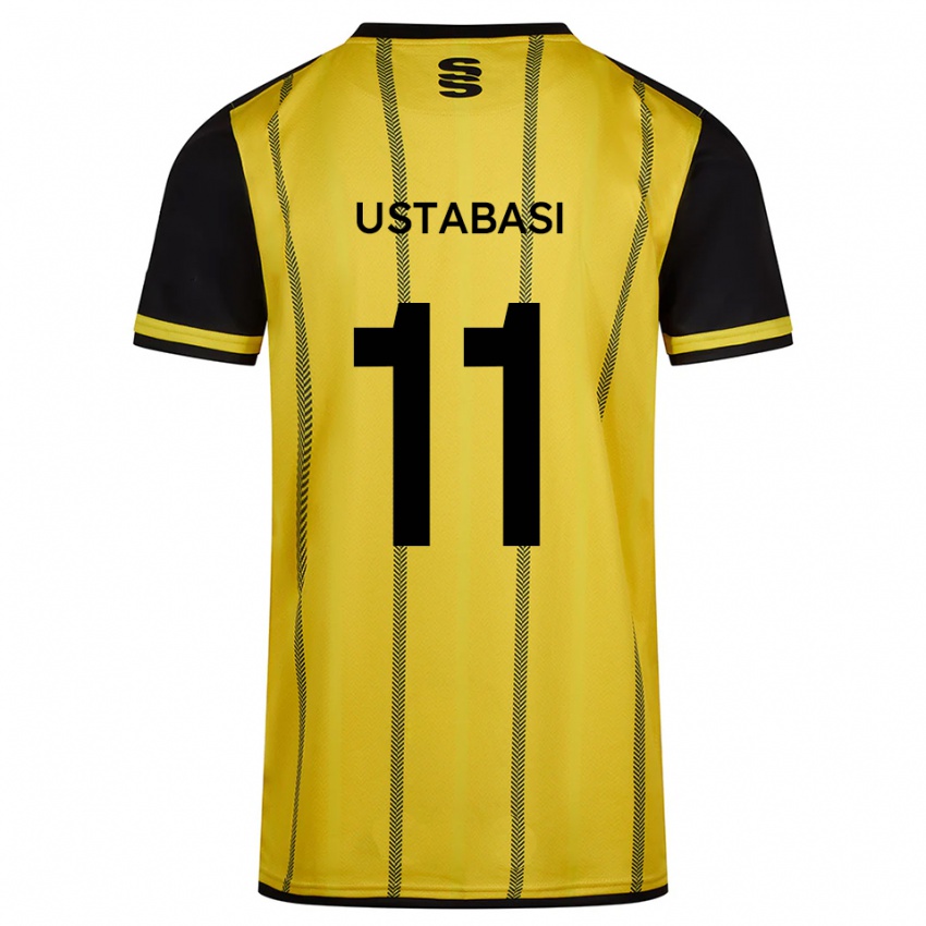 ילדים ג'ונתן אוסטבאשי #11 צהוב שחור הרחק ג'רזי 2025/26 חולצה קצרה