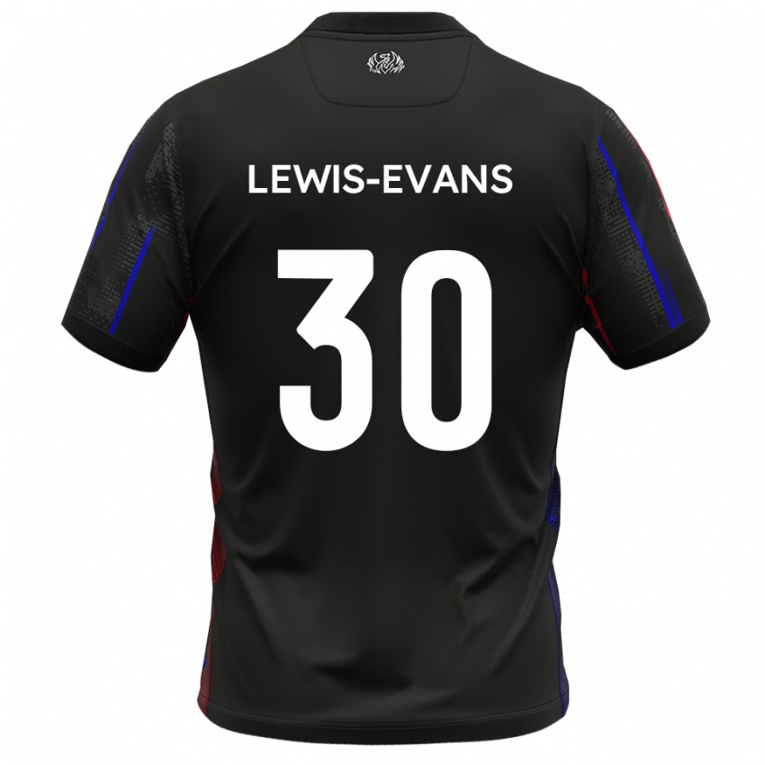ילדים ג׳ו לואיס-אוונס #30 שחור אדום הרחק ג'רזי 2025/26 חולצה קצרה