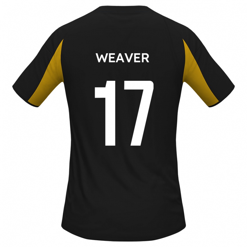 ילדים לוקס פיליפ וויבר #17 שחור צהוב הרחק ג'רזי 2025/26 חולצה קצרה