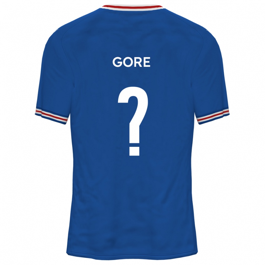 ילדים Ruby Gore #0 כחול דודג'ר הרחק ג'רזי 2025/26 חולצה קצרה