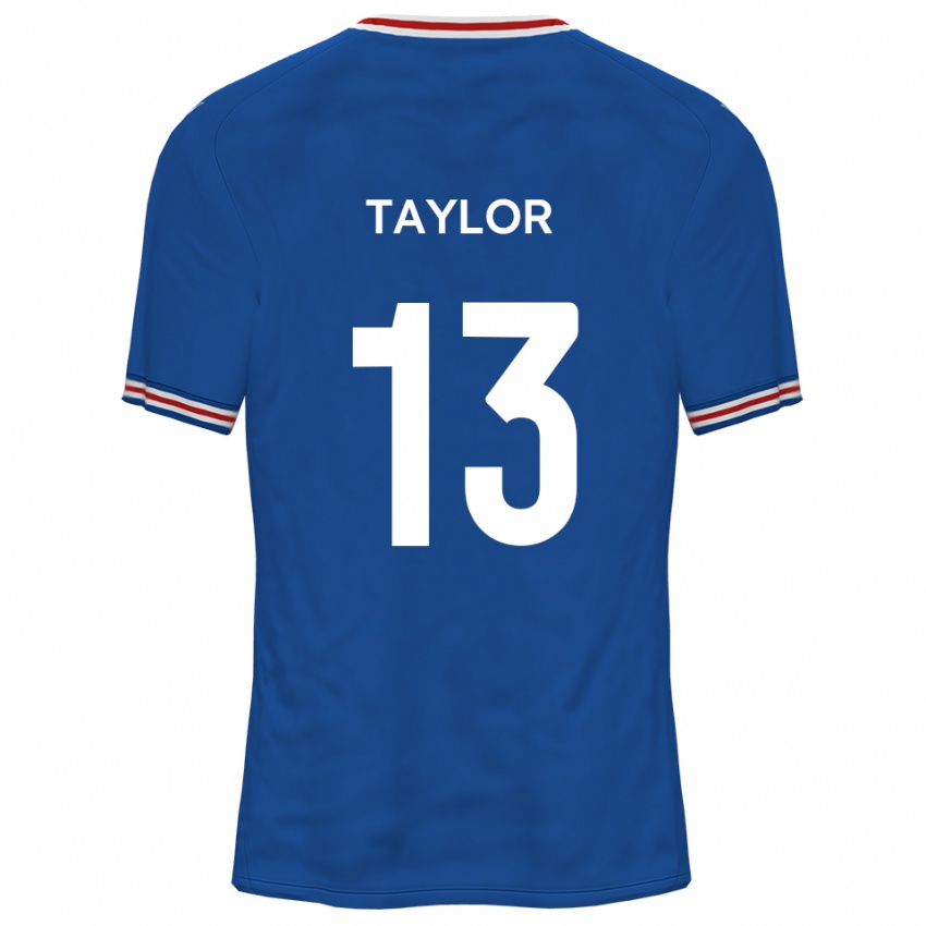 ילדים Sam Taylor #13 כחול דודג'ר הרחק ג'רזי 2025/26 חולצה קצרה