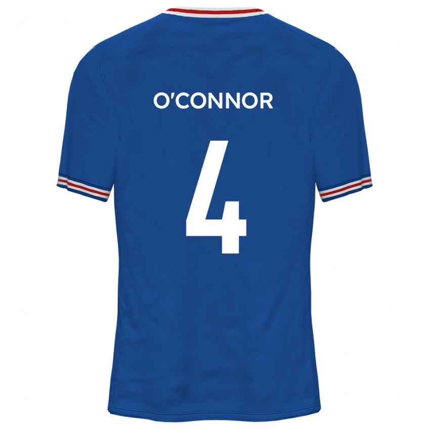 ילדים דארה או'קונור #4 כחול דודג'ר הרחק ג'רזי 2025/26 חולצה קצרה