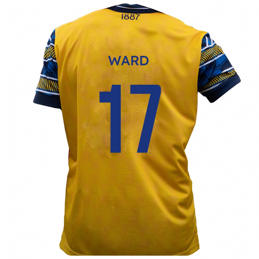 ילדים מאט וורד #17 צהוב שחור הרחק ג'רזי 2025/26 חולצה קצרה