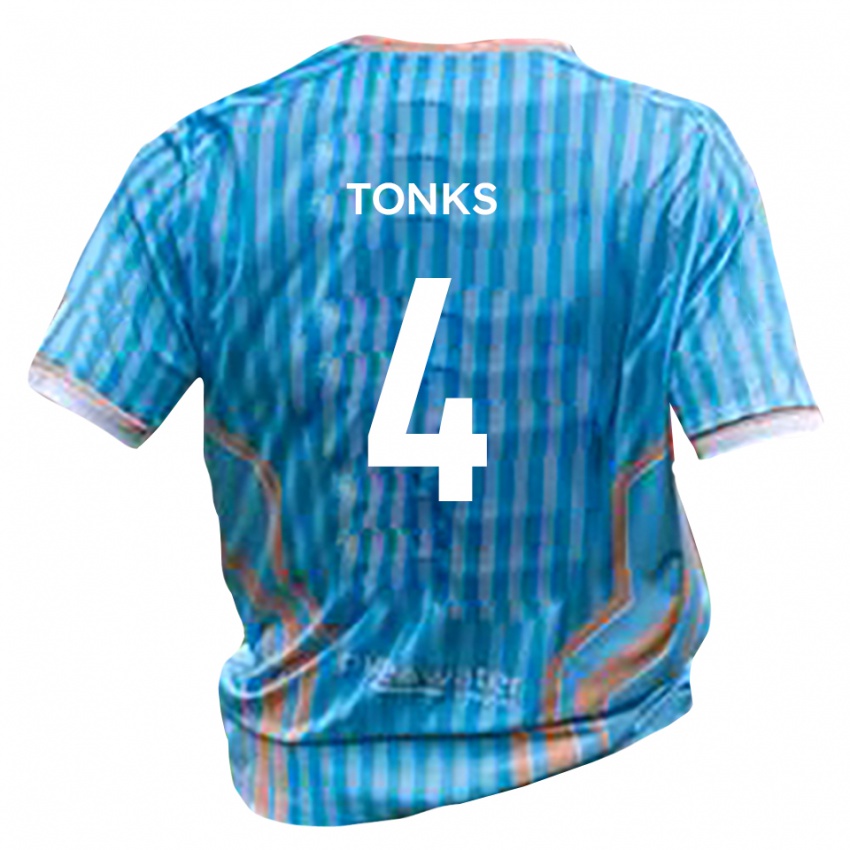 ילדים טום טונקס #4 שחור זהב הרחק ג'רזי 2025/26 חולצה קצרה