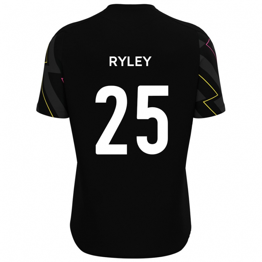 ילדים קיאן ריילי #25 שחור אפור הרחק ג'רזי 2025/26 חולצה קצרה
