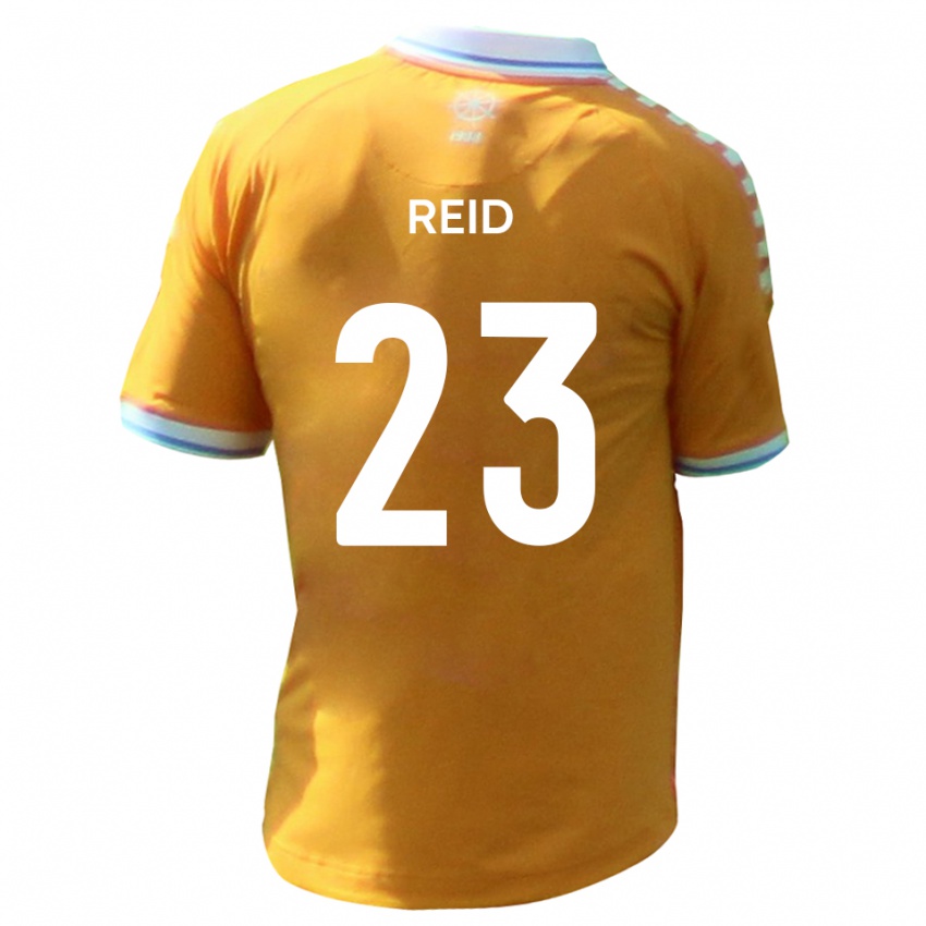 ילדים Alex Reid #23 צהוב כחול הרחק ג'רזי 2025/26 חולצה קצרה