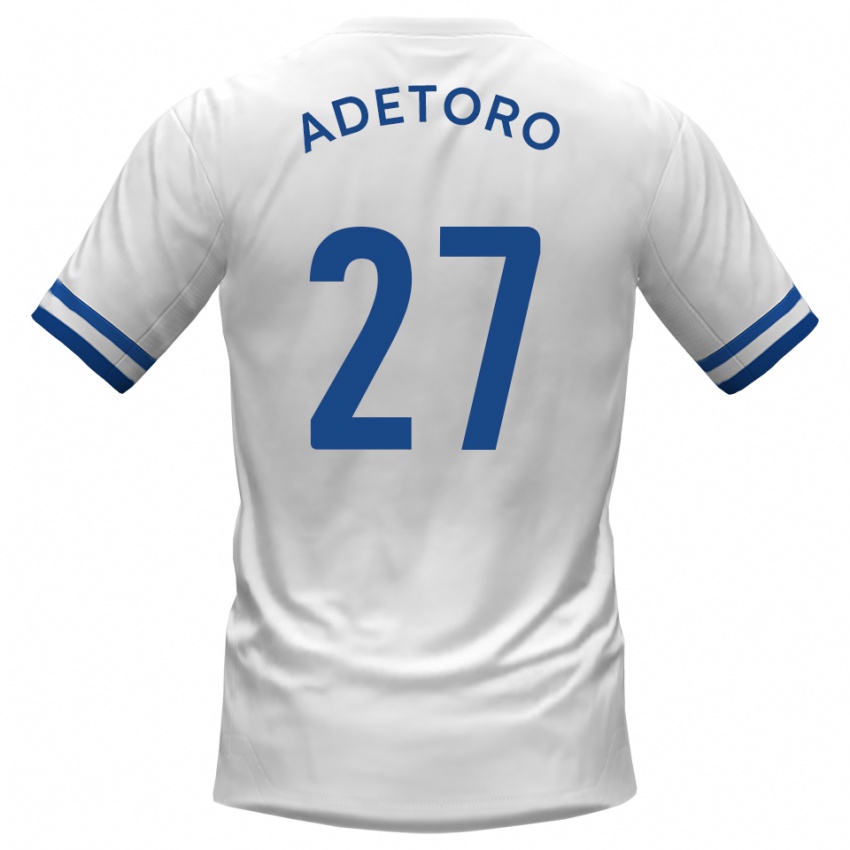 ילדים אדם אלימי-אדטורו #27 לבן כחול הרחק ג'רזי 2025/26 חולצה קצרה