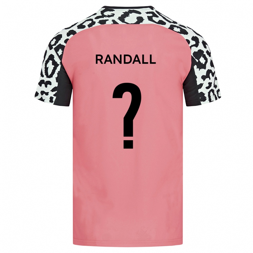 ילדים Estelle Randall #0 ורוד שחור הרחק ג'רזי 2025/26 חולצה קצרה