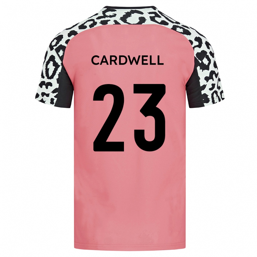 ילדים הארי קרדוול #23 ורוד שחור הרחק ג'רזי 2025/26 חולצה קצרה