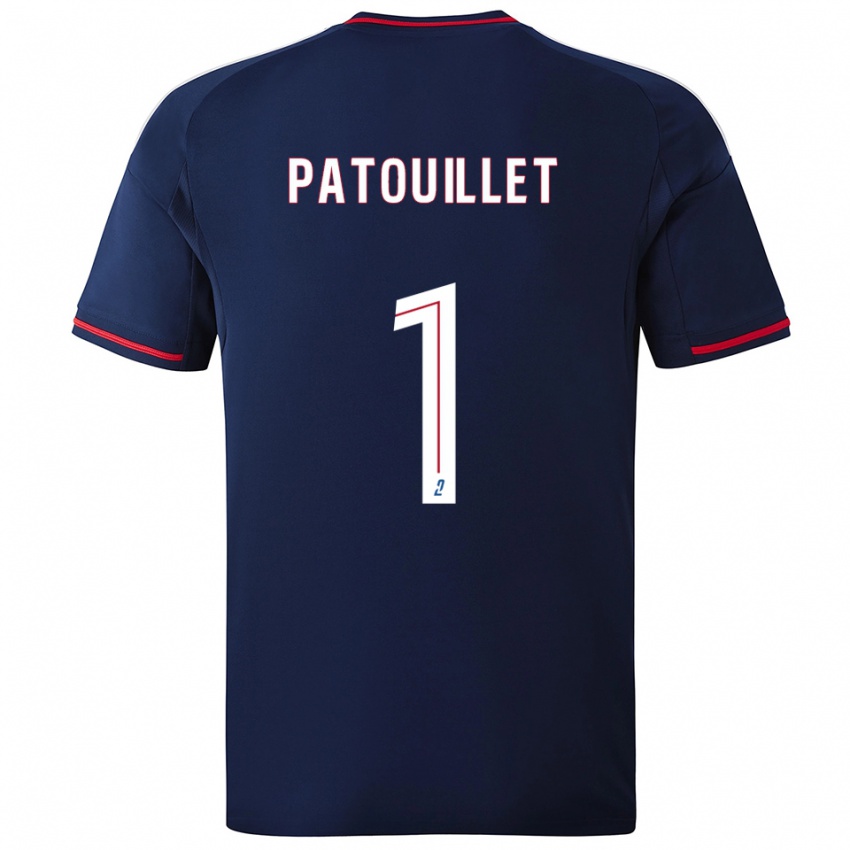 ילדים מתייה פרנק פטואיה #1 כחול נייבי אדום הרחק ג'רזי 2025/26 חולצה קצרה